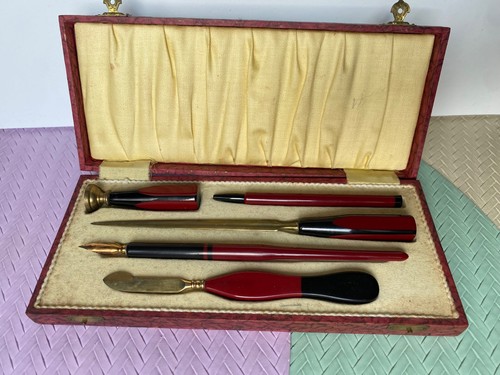 Set scrittura vintage anni - set,