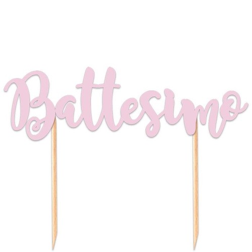 Cake topper italic - cake,