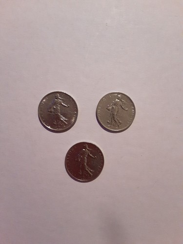 Lot pièces franc - lot,