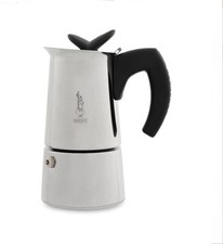 Bialetti Caffettiera Musa Elegance 6 Tazze Acciaio Inox Con Manico Ergonomico