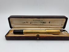 521.2083.02 WATERMAN Ideal 42 Safety Pen Gold Roll w original Box