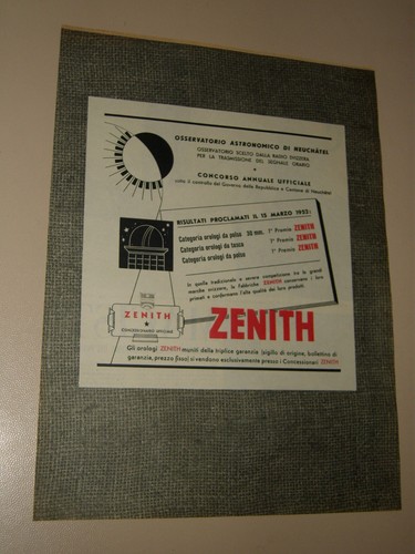 Zenith orologio clock anni - orologio, clock=anni