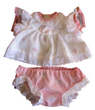 SBRODOLINA VESTITO VESTITINO BAMBOLA ACCESSORI SCAMICIATO BAMBOLINA DOLLS STOFFA