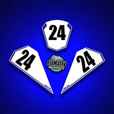 Numero Gara Assi - Per Yamaha R1 2015 Avvolgere Pista Adesivi (Ratmally)