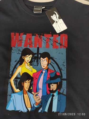 Shirt lupin wanted prodotto - wanted,