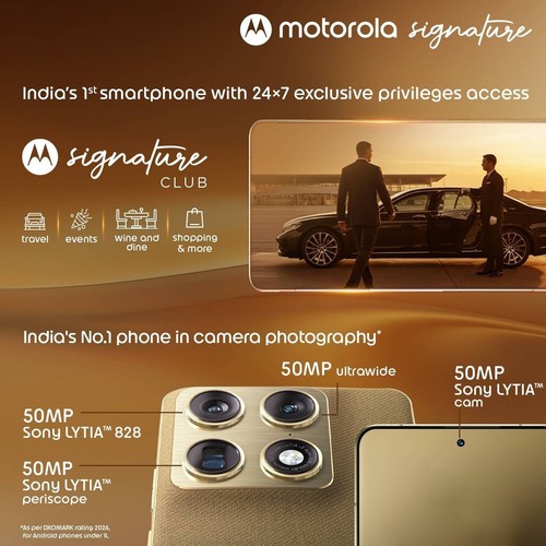 Smartphone motorola signature - smartphone,