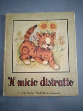 "Il micio distratto" di Jolanda Colombini- anno 1952-con dedica