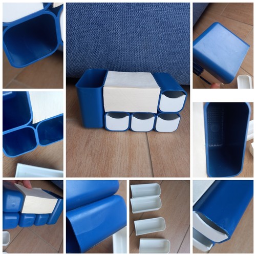 Vintage portapenne plastica