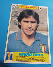 1983 POSTER BRUNO CONTI ,NAZIONALE AZZURRA ITALIA AS ROMA CALCIO