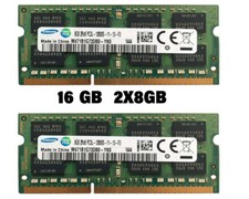 RAM SAMSUNG DDR3 16GB  1600 MHZ 2 X 8GB 2RX8 PC3L 12800S- M471B1G73DB0-YK0