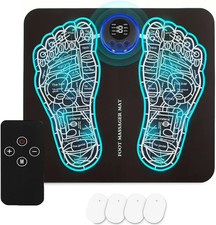 EMS Massaggiatore Elettrico per Piedi Massaggiatore Piedi 8 Modalità E 19 Intens
