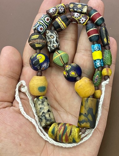 Collana perle vetro - collana,
