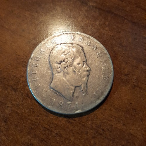 Vittorio emanuele 5 lire - -,
