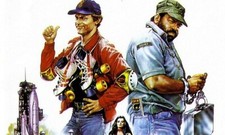 QUADRO STAMPA  TELA CANVAS bud spencer terence hill nati con la camicia