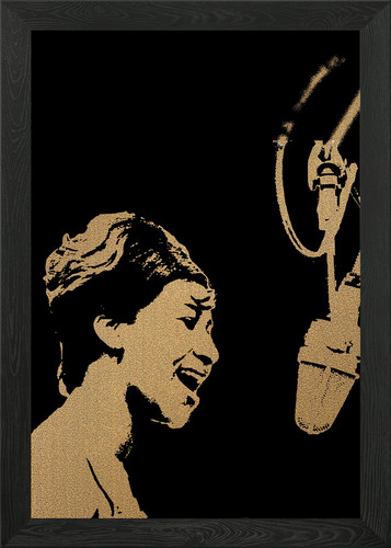 Aretha franklin poster arte - poster,