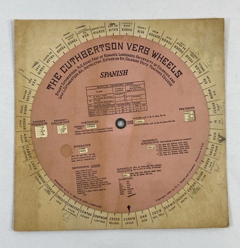 The cuthbertson verb wheels - the,