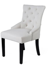 Sedia imbottita con anello