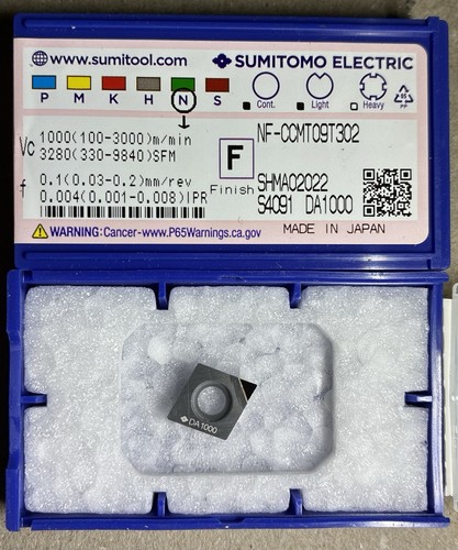 Sumitomo ccmt09t302 da1000 - sumitomo, nf-ccmt09t302