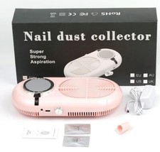 Aspiratore Polvere Unghie Ricaricabile 80w Tavolo Manicure Estetista Poggiamani