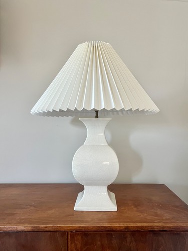 Large vintage crackle glaze