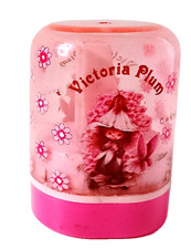 VICTORIA PLUM 80s Sharpe Ltd HCF Japan plastic sharpener loose - temperino canif