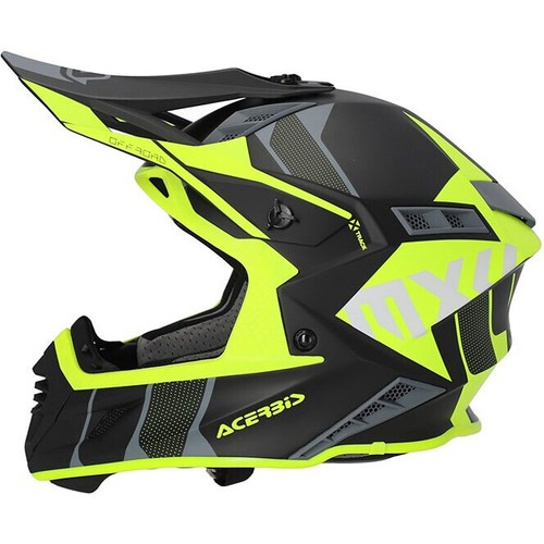 Casco motocross acerbis fibra - casco,
