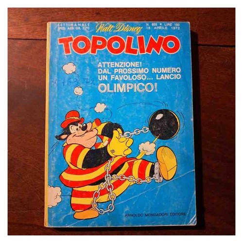 Topolino libretto 855 - topolino, walt