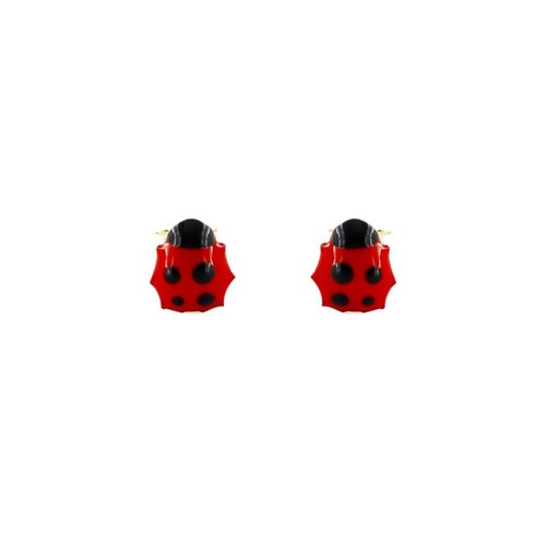 Orecchini lobo coccinelle in - orecchini,