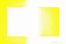 RICHARD ANUSZKIEWICZ - Giallo rovesciato - 1970 - ASTRATTO - OP-ART - COA