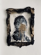 Quadro Moderno Astratto Contemporaneo Like a Gold