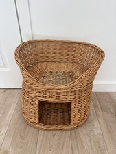 Cuccia tonda vintage in vimini