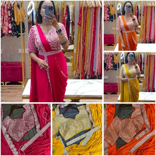 Camicia sari bollywood - camicia,