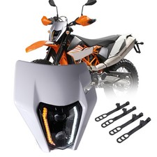 Faro LED +mascherina bianca