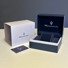 Scatola originale Maserati per orologio 15x11 cm con copriscatola