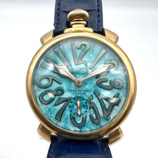 Orologio GaGa MILANO Uomo Manuale MECCANICO 48 Carica Manuale Piccoli Secondi