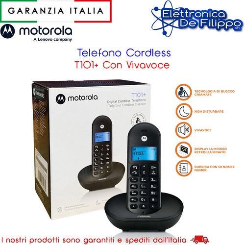 Telefono cordless t101 con - cordless,