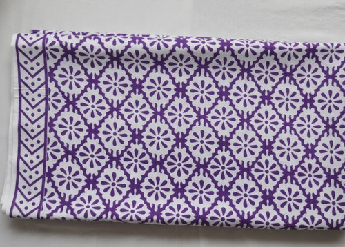 Abito bianco viola blocco - viola,