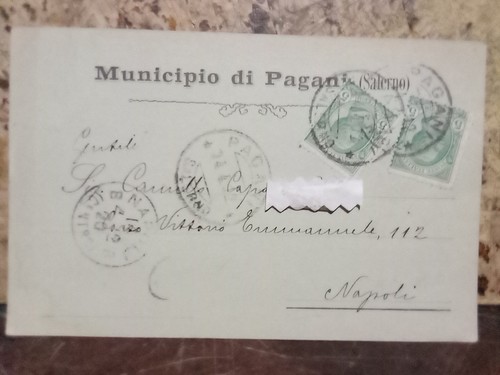 Cartolina postale 1912 - cartolina,