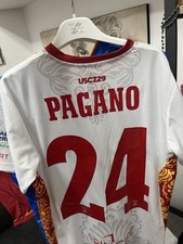 Maglia Us Catanzaro 1929 Pagano 24 Preparata No Match Worn