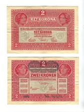 AUSTRIA 2 Kronen 1917 in BB