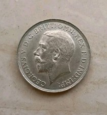 Great Britain 1 Florin One Florin (1 Fiorino) argento anno 1918 Re Giorgio V