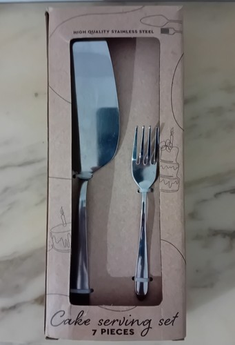 Set torta acciaio inox pezzi - acciaio, 7
