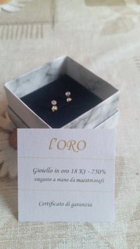 Orecchini oro bianco - ,