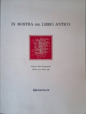 IX Mostra del libro antico