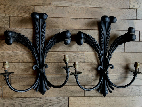 Jolie grande paire appliques - jolie, d'appliques