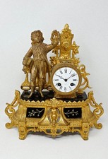 ANCIENNE PENDULE REGULE DORE