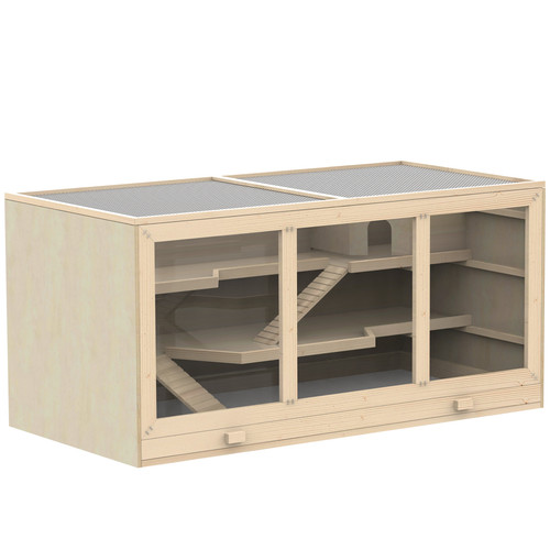 Gabbia legno per criceti - legno,