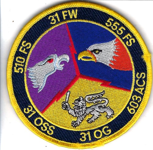Patch usaf 31st fighter wing - usaf,