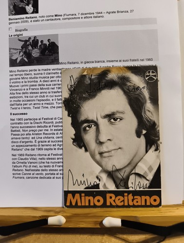 Autografo originale mino - autografo,