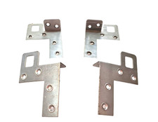 Attaccaglia Fissa per Pensili Cucina Acciaio Zincato DX/SX mm. 60x55 Pz.12 VITEL